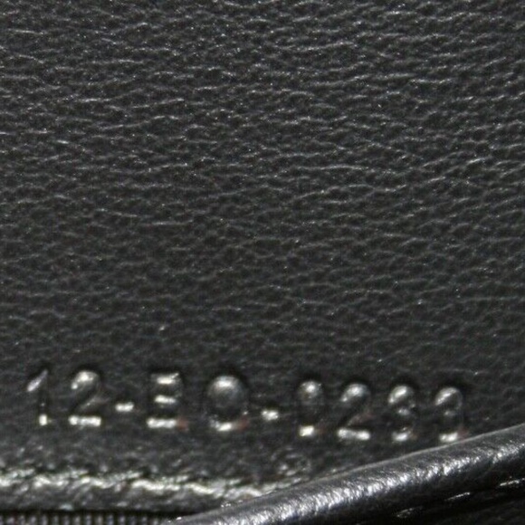Christian Dior Monogram Perforated Leather Black Compact Wallet - Picture 5 of 5
